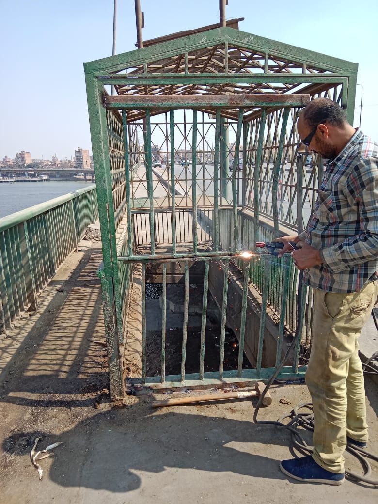 محافظ الجيزة: أعمال إصلاحات عاجلة بكوبري روض الفرج الساحل