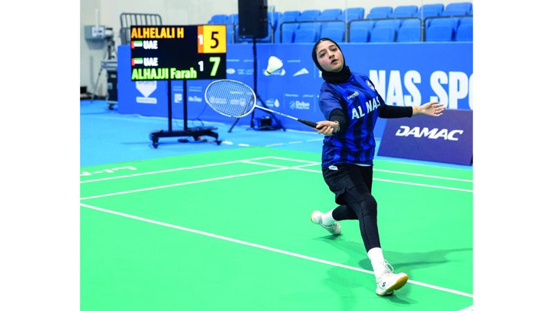 الامارات | 25 ميدالية تعلن «النصر» بطلاً للريشة الطائرة في دورة ند الشبا