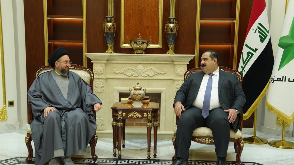السامرائي والسيد الحكيم يبحثان المستجدات السياسية والأوضاع الإقليمية