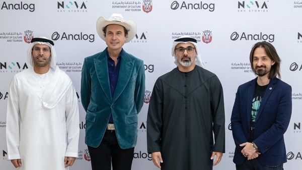 خالد بن محمد بن زايد يشهد توقيع اتفاقية شراكة استراتيجية بين"الثقافة والسياحة- أبوظبي وشركتي "نوفا سكاي ستوريز" و"أنالوج"