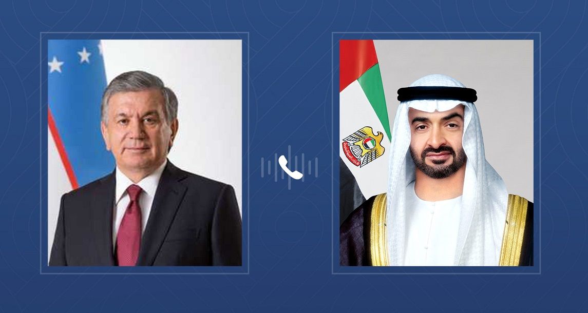 الامارات | رئيس الدولة يتلقى اتصالا هاتفيا من رئيس أوزبكستان
