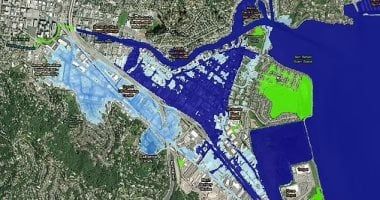 تكنولوجيا: خريطة ناسا تكشف عن مدن ساحلية أمريكية تضم 40 مليون شخص ستغرق فى المحيط