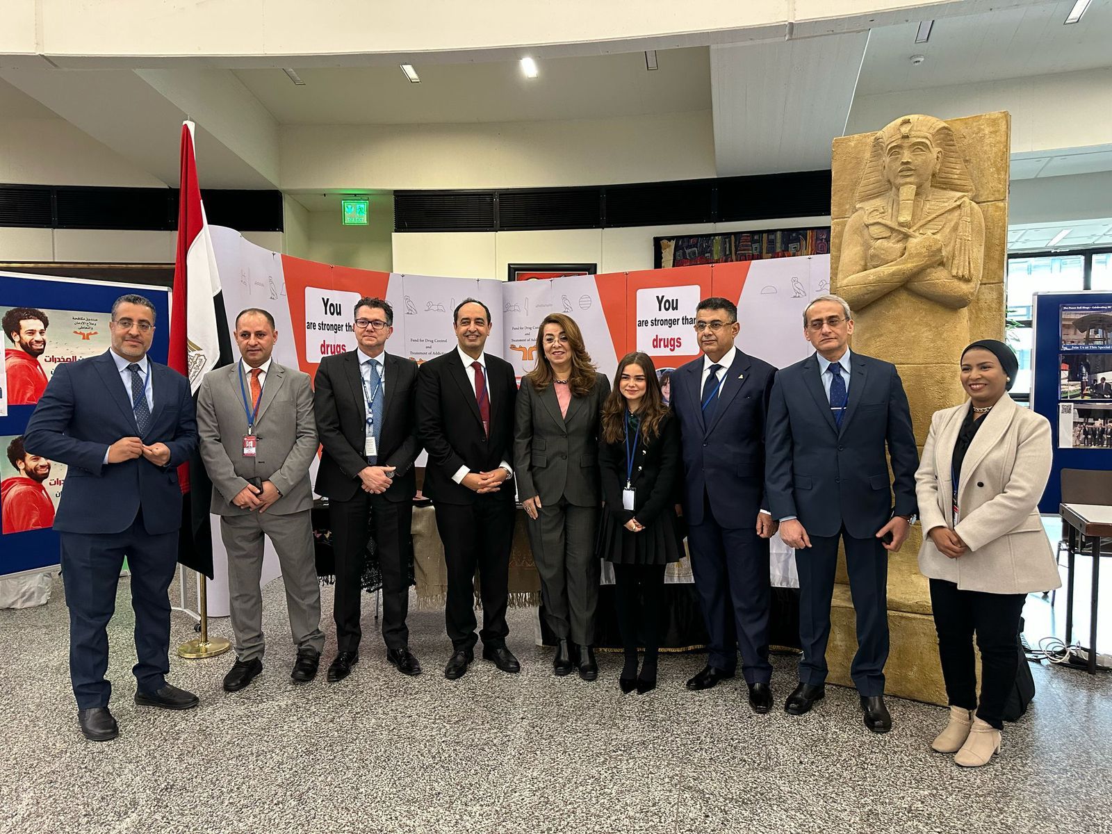 منتجات المتعافيات تتصدر معرض صندوق مكافحة الإدمان بمقر الأمم المتحدة بفيينا