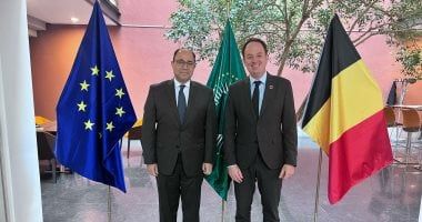 سفير مصر فى بروكسل يلتقى المدير التنفيذى لوكالة التعاون التنموى البلجيكية " إنابل Enabel"