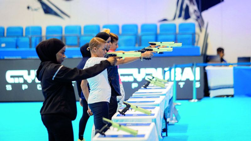 الامارات | سيدات الإمارات يسيطرن على منافسات  «ليزر رن» في «ند الشبا»