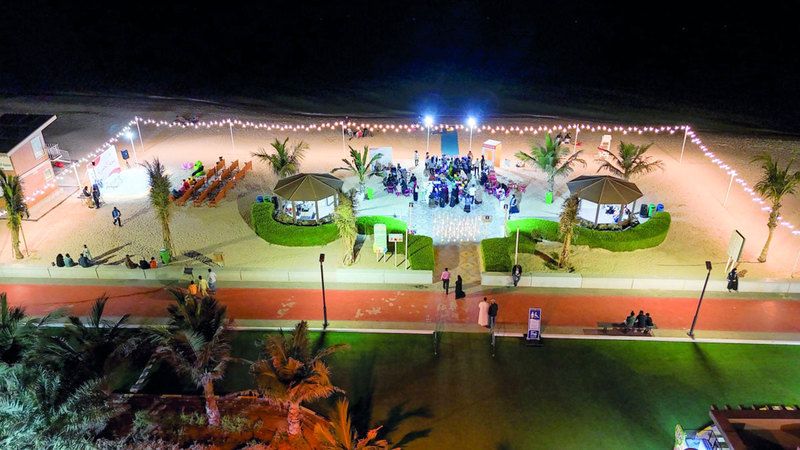 الامارات | فعاليات تراثية و«فوازير» على شاطئ الحمرية