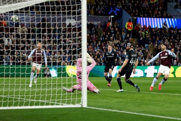 دوري أبطال أوروبا: أستون فيلا يجدد فوزه على كلوب بروج المنقوص ويبلغ ربع النهائي