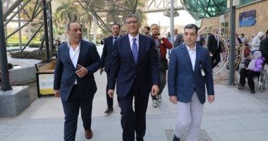محافظ الجيزة يزور مستشفى 57357 لعلاج سرطان الأطفال