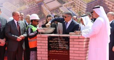 محافظ الجيزة يضع حجر الأساس لمشروع فندق سوفيتل ليجند الأهرامات