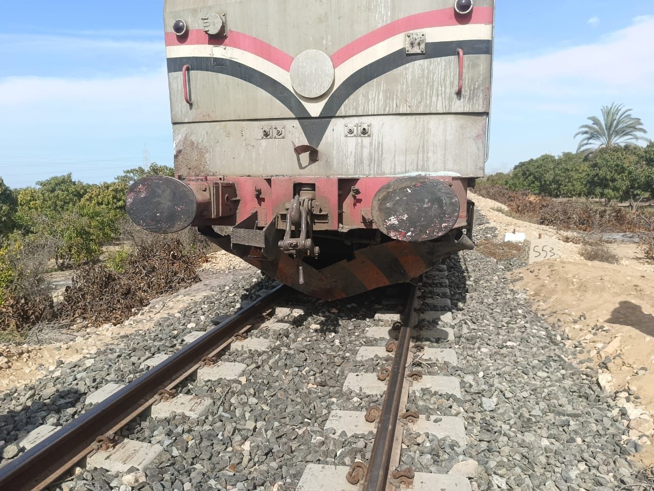 ارتفاع عدد حالات الوفاة فى حادث قطار الإسماعيلية إلى 10 أشخاص.. صور