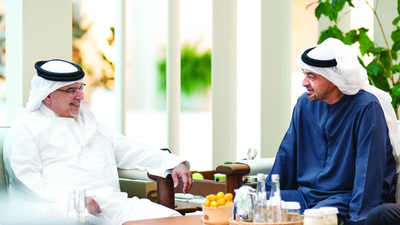 الامارات | رئيس الدولة وولي عهد البحرين يبحثان تعزيز العلاقات