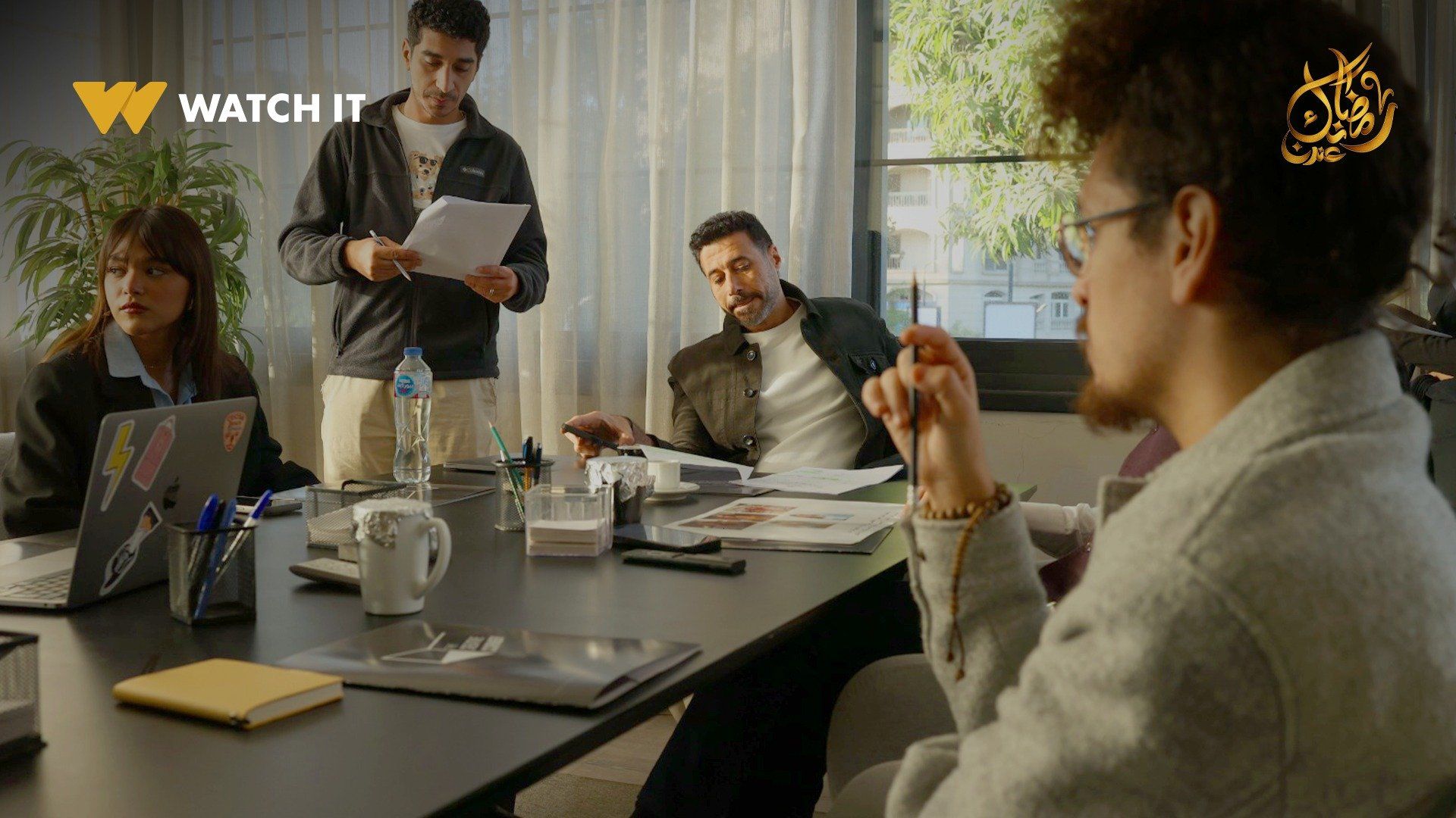 منصة watch it تكشف عن الصور الأولى من كواليس مسلسل لام شمسية