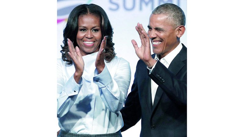 الامارات | أوباما وزوجته يستعدان لإنتاج فيلم سينمائي