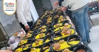 جمعية رسالة عضو التحالف الوطنى توزع 1466 وجبة إفطار صائم فى عدة محافظات