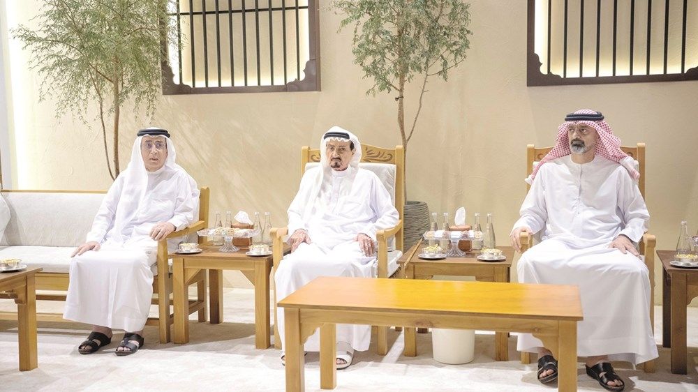 الحكام يستقبلون المهنئين بشهر رمضان المبارك