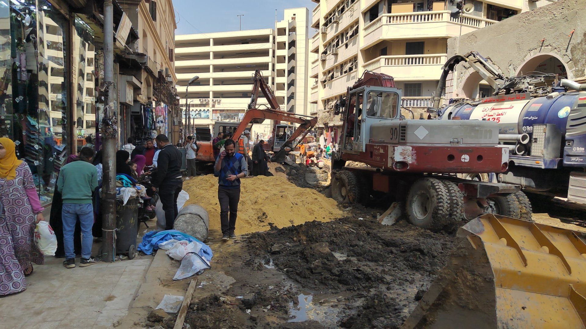 تطوير منطقة العتبة.. 473 طاولة للباعة الجائلين وإخلاء شوارع الجوهرى والعسيلى