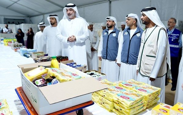 مؤسسة صقر بن محمد القاسمي تواصل جهودها الإغاثية ضمن "الفارس الشهم 3" لدعم غزة