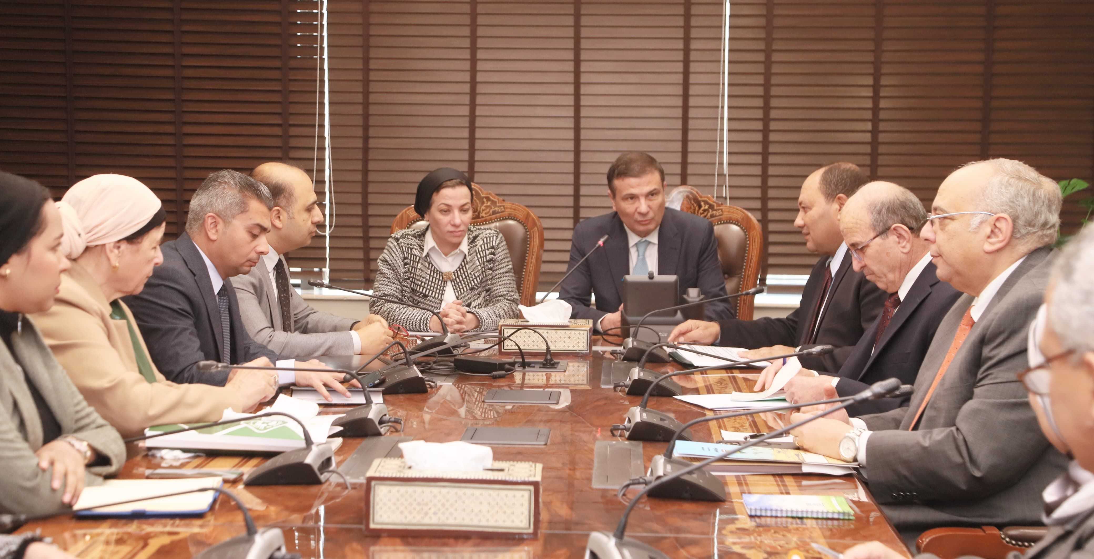 البيئة والزراعة يبحثان الاستفادة من المخلفات الزراعية والحيوانية