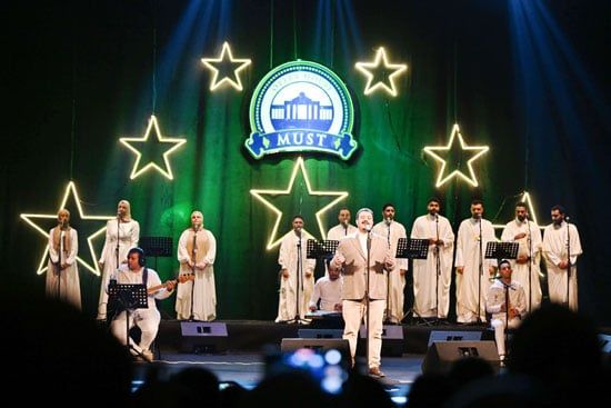 أحمد العمرى يُضيء مسرح أوبرا جامعة مصر للعلوم بليلة روحانية استثنائية