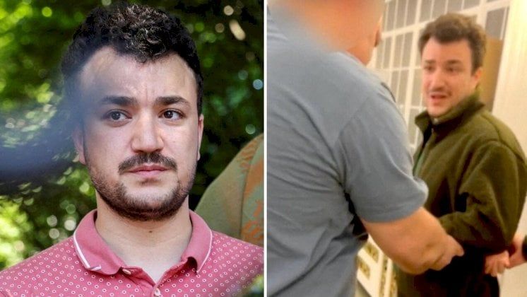 شاهد.. فيديو لحظة اعتقال محمود خليل