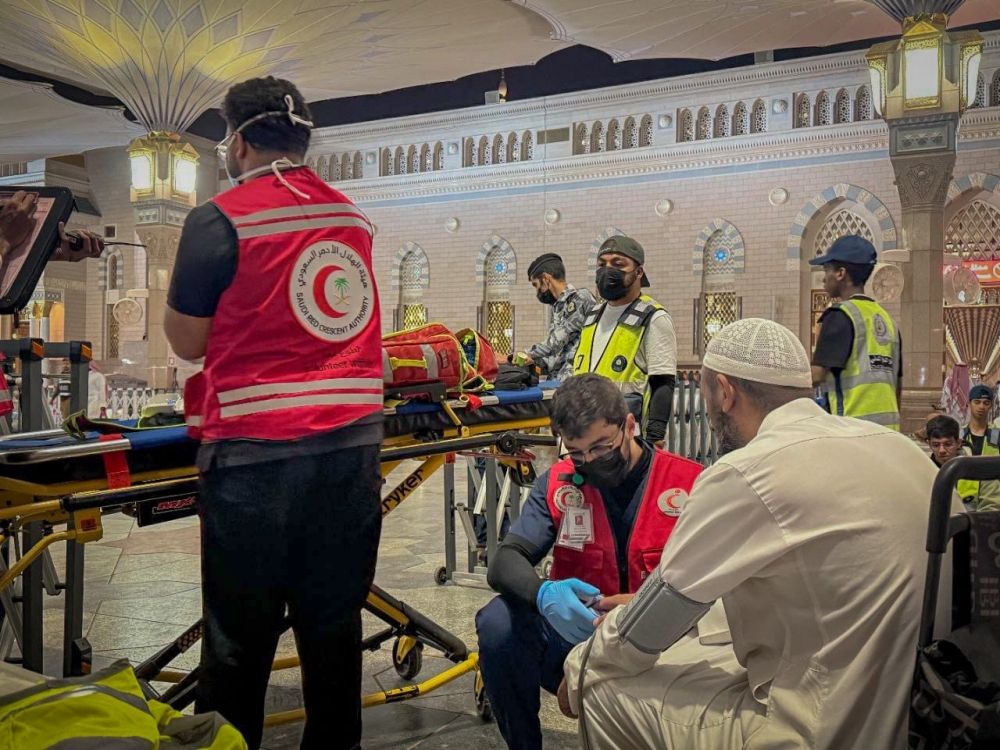 الهلال الأحمر بالمدينة.. 26 ألف مكالمة إسعافية بالربع الثاني من رمضان