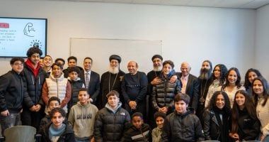 السفير المصرى بهولندا يزور الكنيسة الأرثوذكسية فى أمستردام