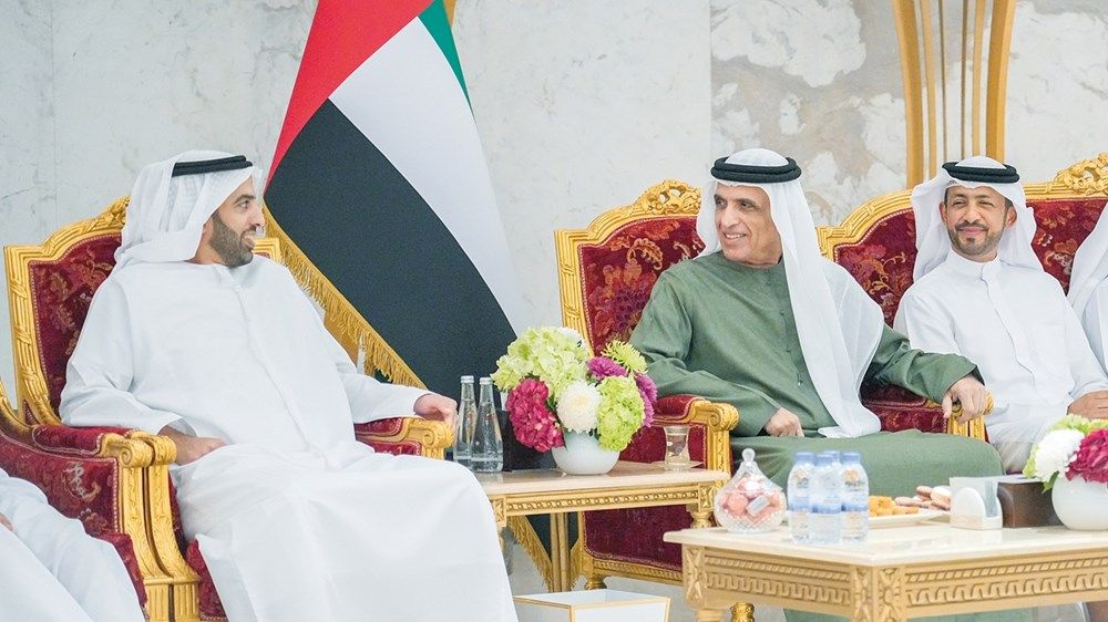 الحكام يواصلون تقبل التهاني بالشهر الفضيل