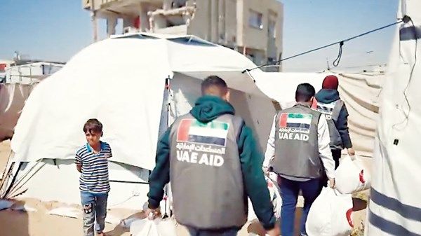 «⁧‫الفارس الشهم 3‬⁩» تدعم إنتاج وجبات الإفطار لنازحي جنوب ⁧‫غزة‬⁩