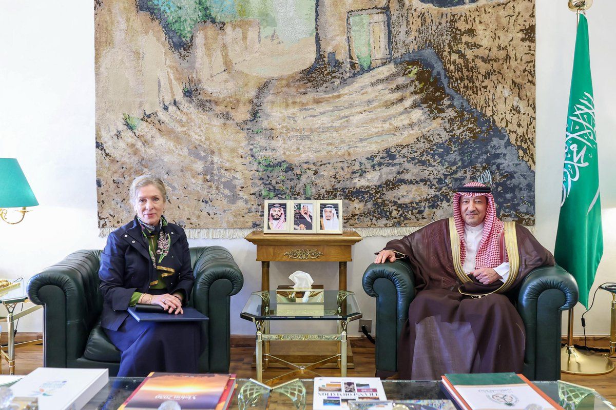 السعودية | نائب وزير الخارجية يستقبل سفيرة جمهورية سويسرا