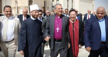 رئيس الطائفة الإنجيلية يزور وزير الأوقاف للتهنئة بعيد الفطر المبارك