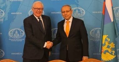 السفير المصري يطلع نائب وزير خارجية روسيا على رؤية مصر لاستقرار الشرق الأوسط