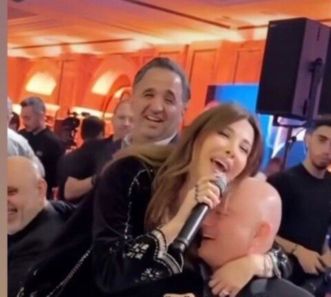 نانسي عجرم تخطف الأنظار برقصة رومانسية مع زوجها في حفل سحور رمضان!