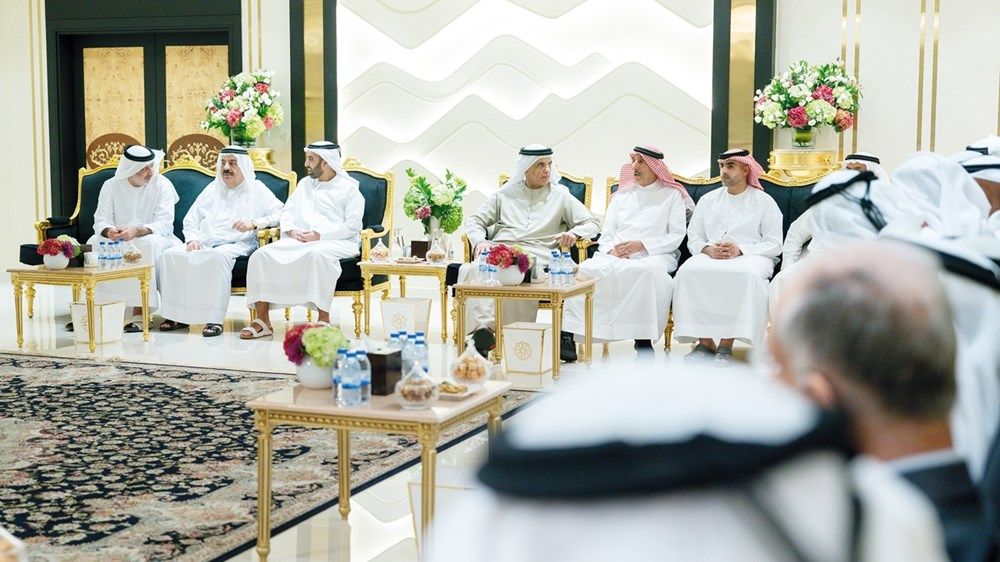 الحكام يواصلون تقبل التهاني بالشهر الفضيل