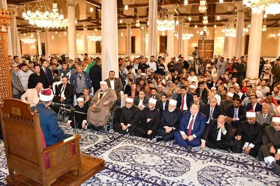 وزير الأوقاف يشهد الاحتفال بذكرى يوم بدر بمسجد الإمام الحسين