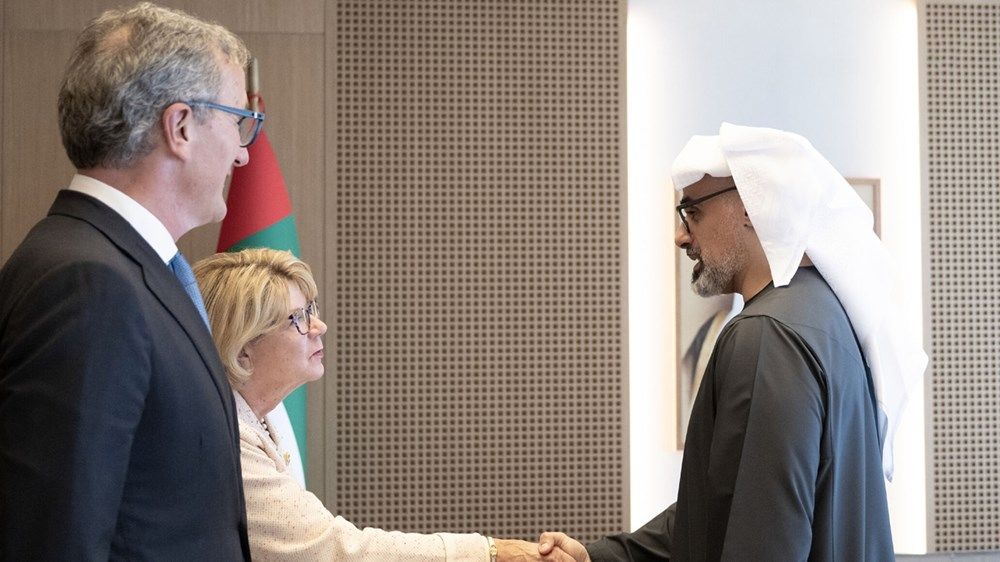 خالد بن محمد بن زايد يستقبل الإدارة التنفيذية لمستشفى كليفلاند كلينك - الولايات المتحدة