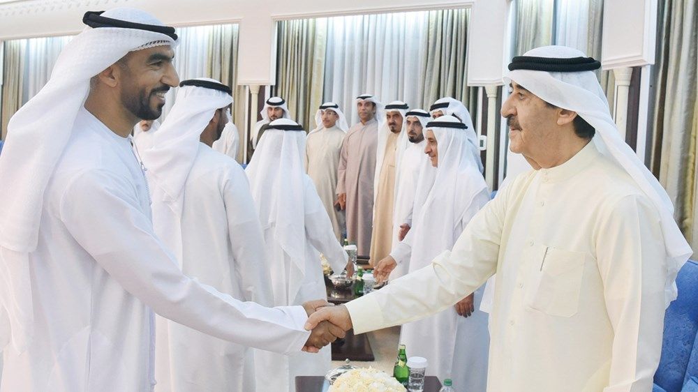 الحكام يواصلون تقبل التهاني بالشهر الفضيل