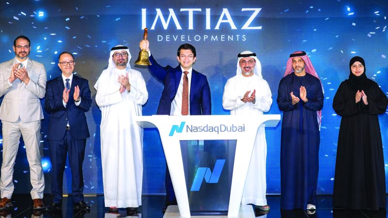 الامارات | «امتياز للتطوير العقاري» تقرع جرس «ناسداك دبي» دعماً لـ «وقف الأب» بـ 50 مليون درهم