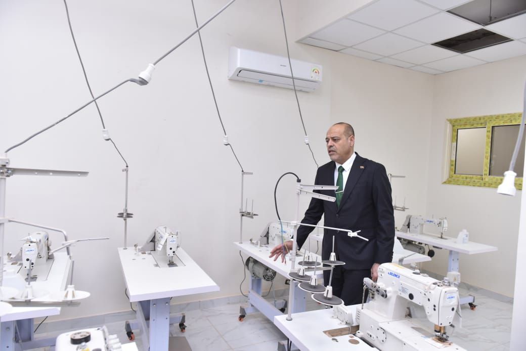 وزير العمل يتفقد مركز التدريب المهنى الجديد بمصر الجديدة