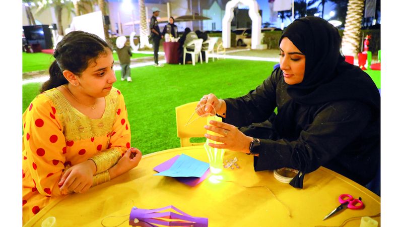 الامارات | «اصنع فانوسك».. أنامل صغيرة تبدع في التصميم