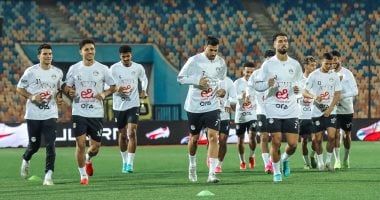 منتخب مصر يختتم تدريباته بالقاهرة قبل السفر للمغرب بحضور محمد صلاح ومرموش