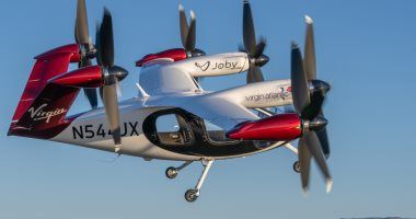 تكنولوجيا: إطلاق خدمة التاكسي الطائر فى بريطانيا بالتعاون بين جوبى وفيرجن اتلانتيك