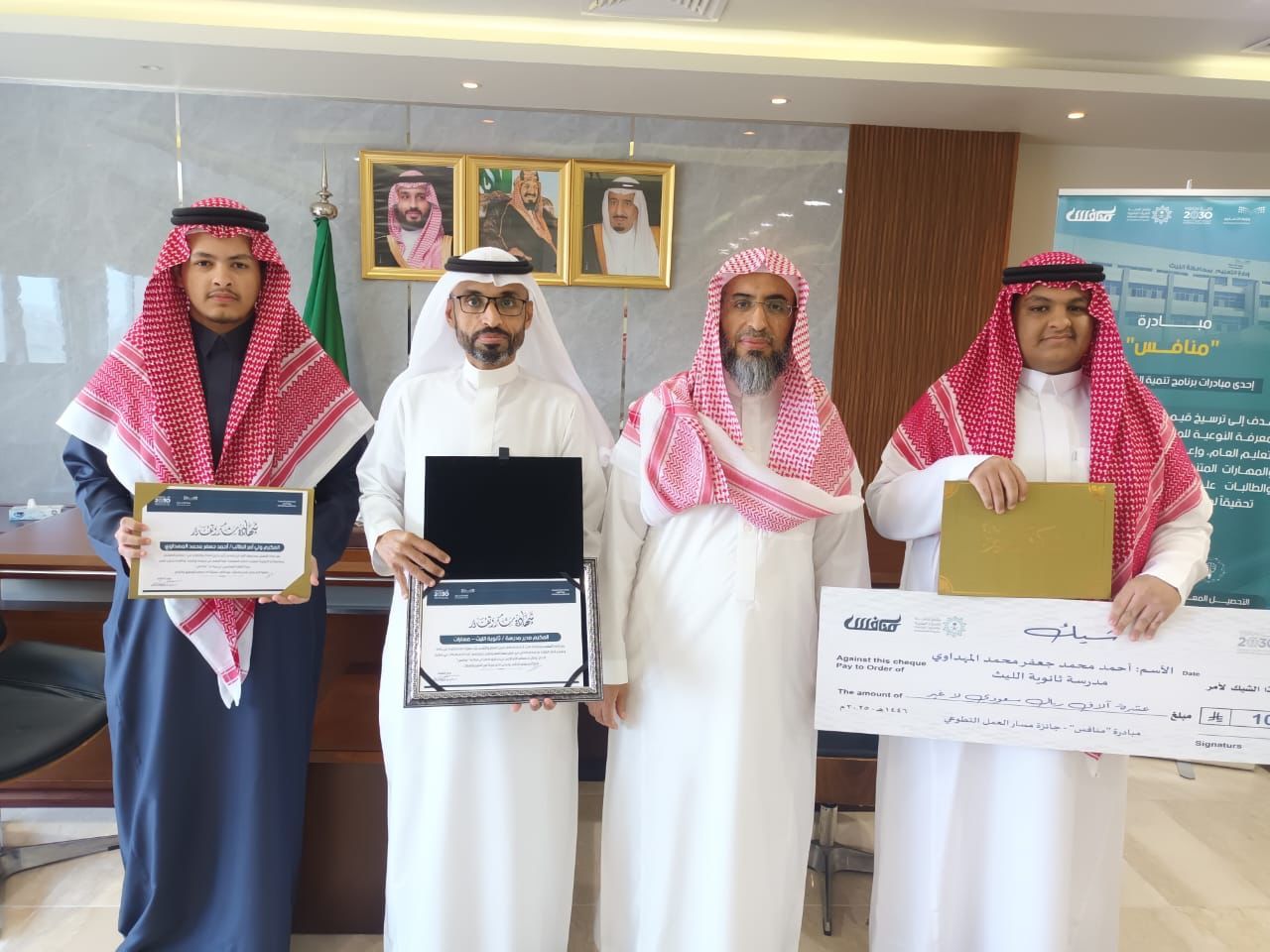 موهوبو الليث يحققون 3 مراكز متقدمة في برنامج منافس