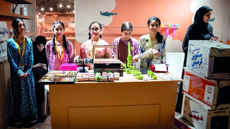 الامارات | 30 مشروعاً من إبداع «الهوامير الصغار» في مهرجان الفرجان