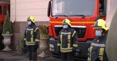 الحماية المدنية فى بنى سويف تستقبل زيارة لطلاب المدارس