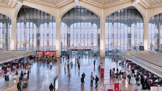 الخليج اليوم .. بالصور.. انطلاق أولى الرحلات المباشرة بين الدمام ودمشق