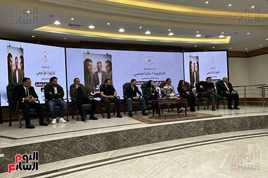 وزيرة التضامن تشكر الشركة المتحدة على مسلسل ولاد الشمس.. صور