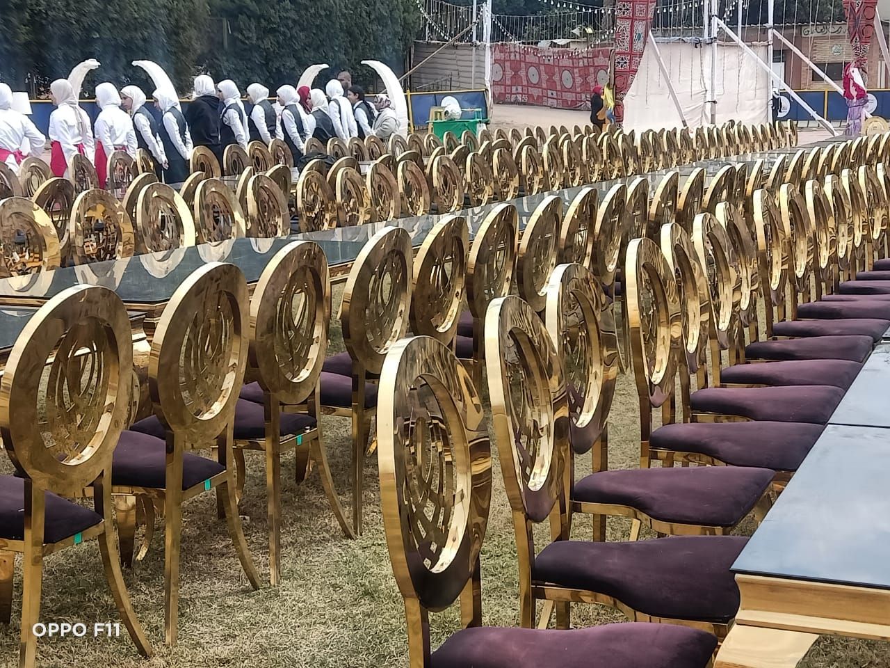 تجهيزات حفل إفطار 4 آلاف طالب بمديرية التربية والتعليم بالجيزة.. صور