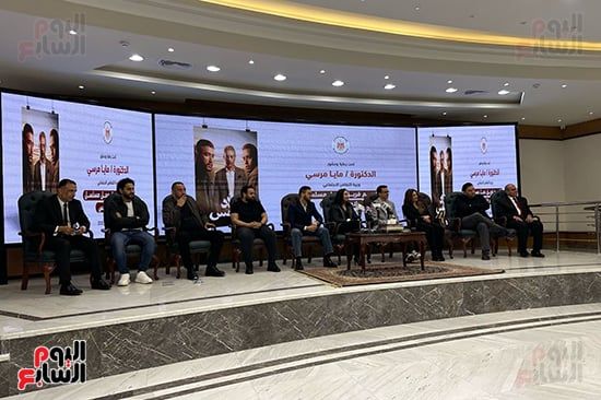 وزيرة التضامن تشكر الشركة المتحدة على مسلسل ولاد الشمس.. صور