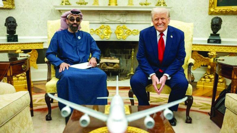 الامارات | طحنون بن زايد يبحث مع دونالد ترامب آفاق الشراكة الاستراتيجية