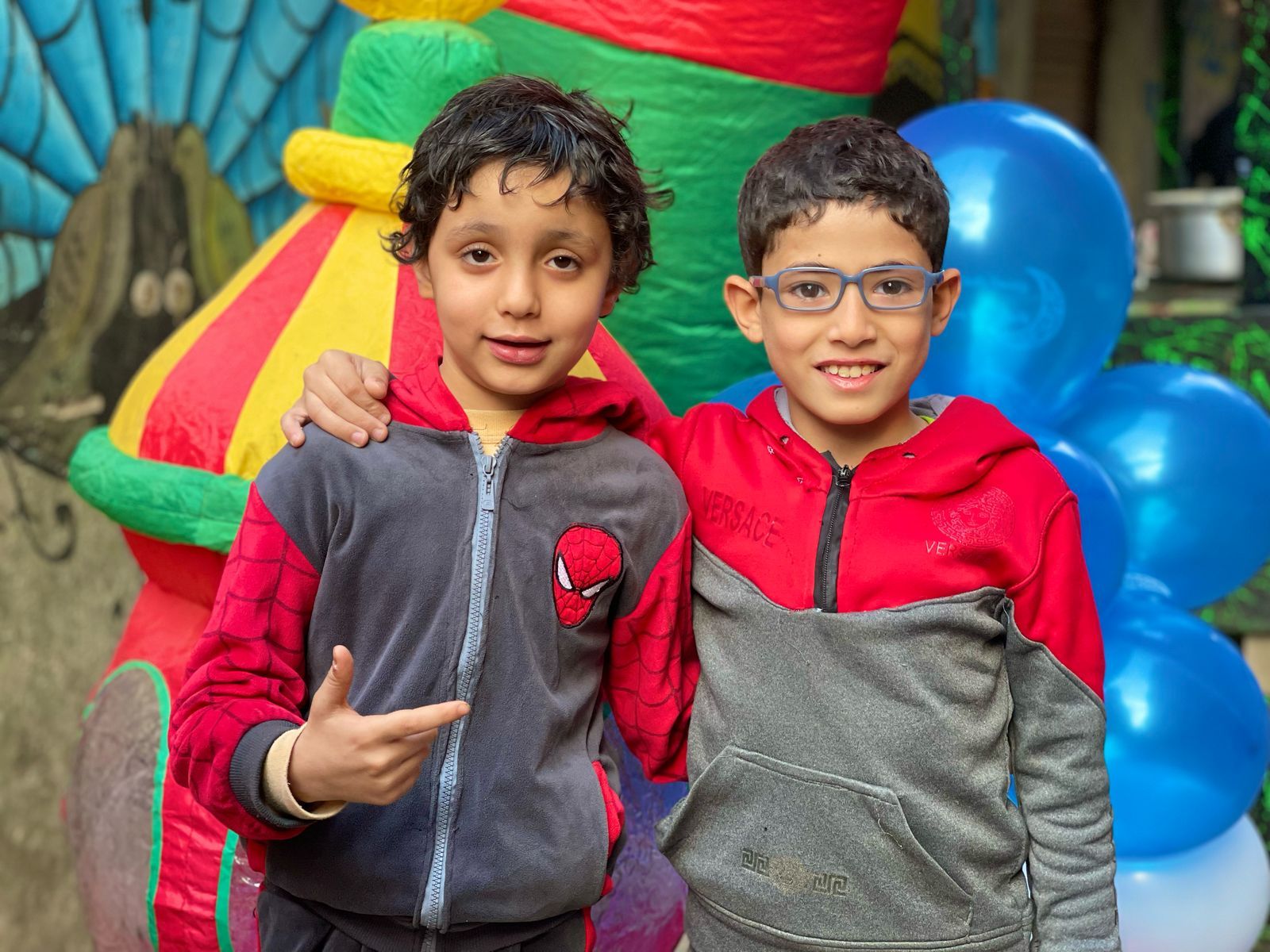 الوراق بتفرح.. أهالى بحر البلد يجتمعون على سفرة إفطار واحدة